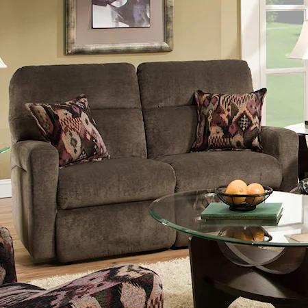 Power Reclining Loveseat for Contemporary Family Rooms